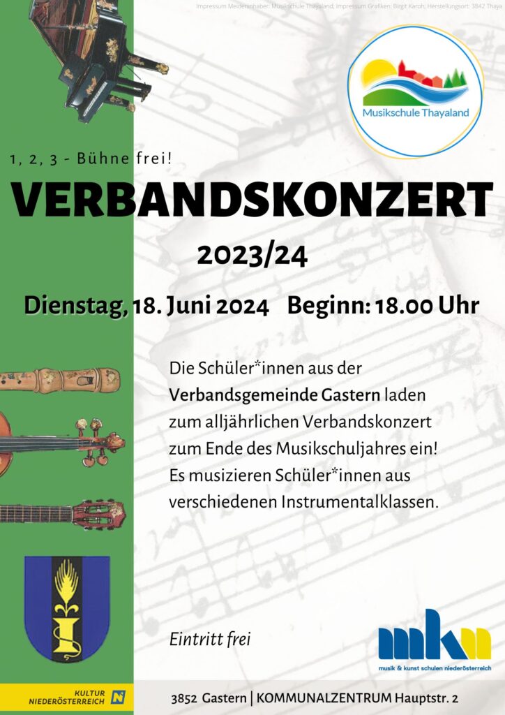 Verbandskonzert Gastern